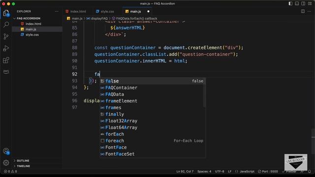 How To Design FAQ Accordion Using HTML, CSS & JavaScript (Part 2) смотреть онлайн