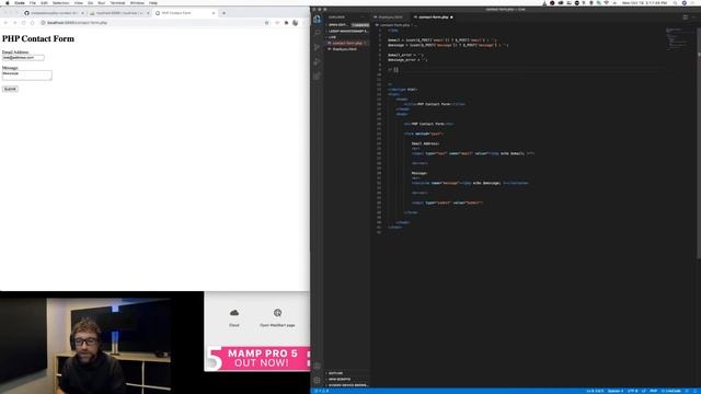 Creating a PHP Contact Form смотреть онлайн