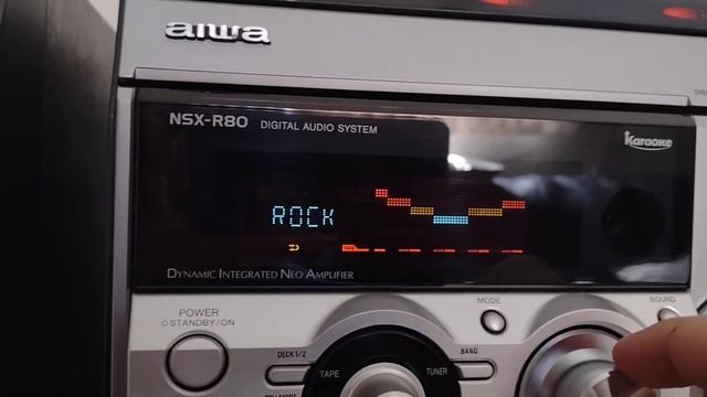 Modos equalizações pop rock Aiwa nsx-R80 смотреть онлайн