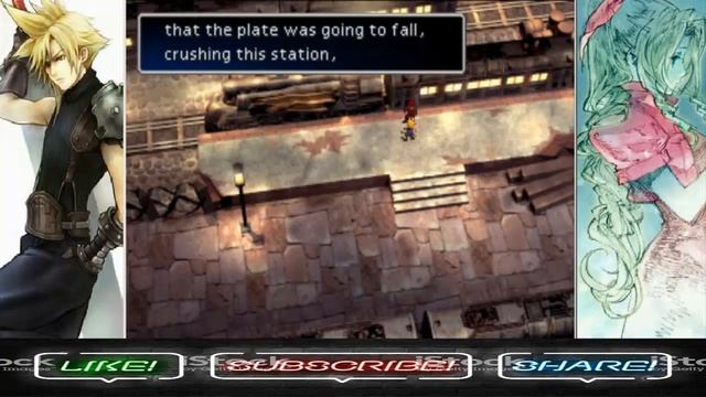 Final Fantasy VII Walkthrough Part 7 - Train Graveyard and Sector 7 Pillar смотреть онлайн