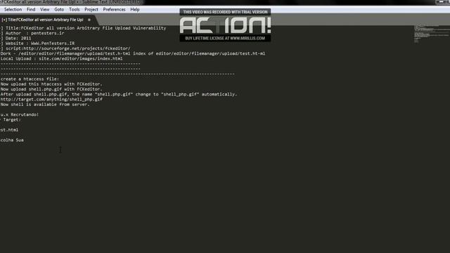 [Exploit] FCKeditor all version Arbitrary File Upload Vulnerability смотреть онлайн