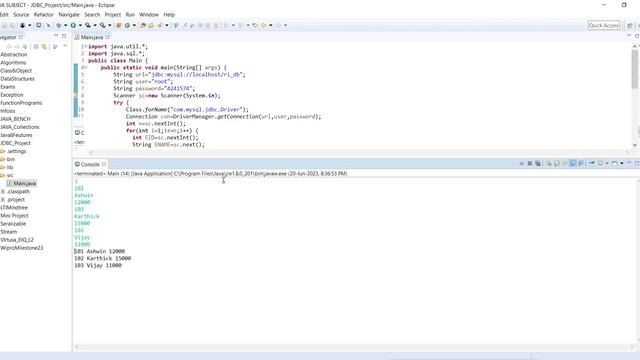LTIMindtree Milestone Repeated JDBC, Exception Programs 2023 #bsktrending #ltimindtree #fullstack смотреть онлайн