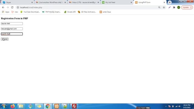 Insert Edit Update Delete in PHP | DEMO Crud Operation смотреть онлайн