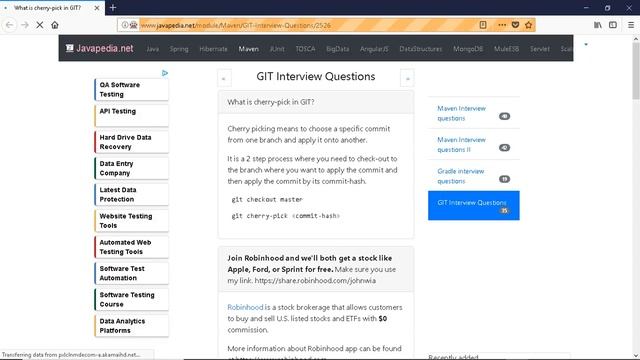 What is cherry-pick in GIT?
| javapedia.net смотреть онлайн