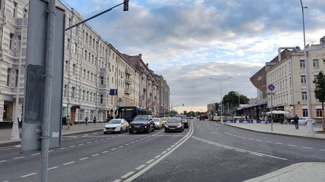 Страстной бульвар днём - Большая Дмитровка СТД РФ Театр на Страстном 1-я женская гимназия #Moscow смотреть онлайн