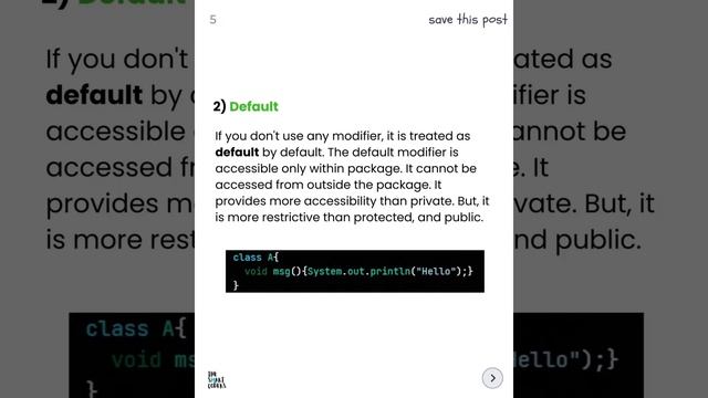 #34 Core Java - Access Modifiers - Private , default , protected , public смотреть онлайн