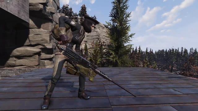 3rd person 50 cal animations non power armor смотреть онлайн