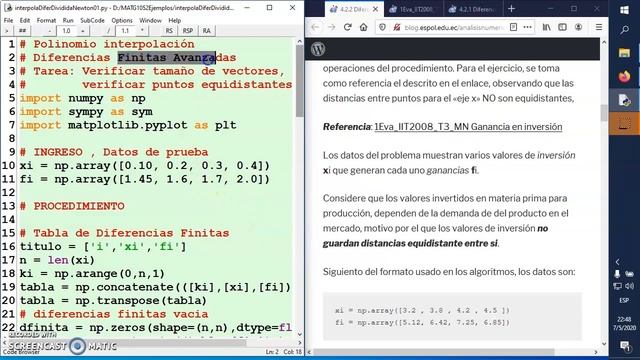 Interpolación con Diferencias Divididas de Newton en Python смотреть онлайн