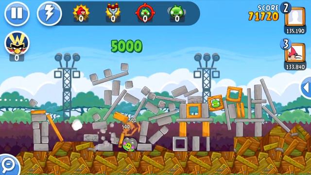 Турнир Angry Birds Friends Tournament Неделя 51 Уровень 5 от 6 мая 2013 - Прохождение на 3 Звезды смотреть онлайн