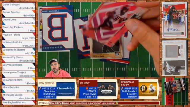 BreakTraders #1122 - 2021 Panini Chronicles Draft Picks Hobby 1-Box Break - 8/11/21 смотреть онлайн