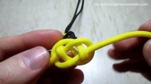 Бриллиантовый узел из паракорда.