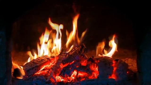 Fireplace 1 hour| Камин 1 час| Звуки камина | Звуки огня | Звуки костра |Виртуальный камин | смотреть онлайн