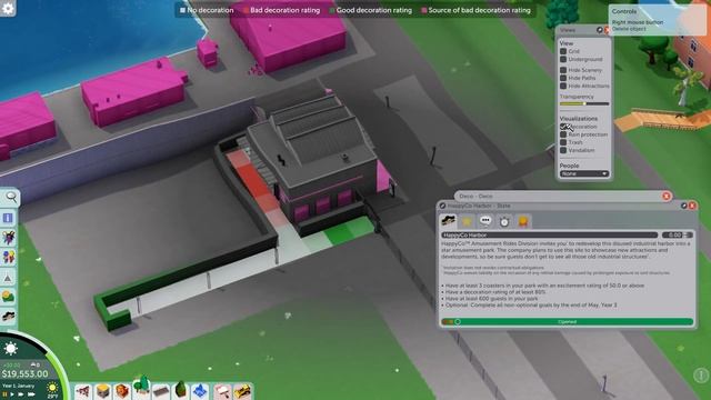 Parkitect Campaign - Part 52 - WHAT IS THIS UGLY SCENARIO?! смотреть онлайн