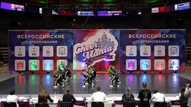 Cheerleading.HIP HOP Чир спорт. ВРС 2019 ЧИР-ХИП-ХОП-ГРУППА Sunrise. смотреть онлайн