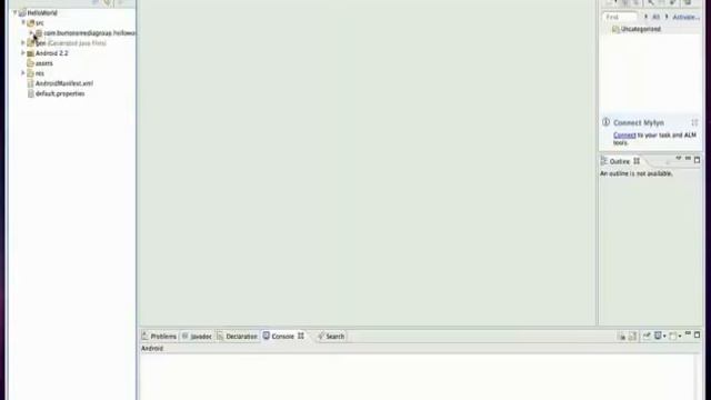 Android Tutorial No 1 Hello World Application смотреть онлайн