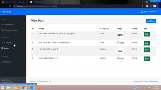 PHP Blog Source Code | Build Custom Blog Website in PHP MySQL | Blogging Website in PHP смотреть онлайн