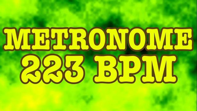 223 BPM Metronome - 10 Minute Metronome - 223BPM Click Track - 10 Minute Timer - Metrónomo 223 BPM смотреть онлайн