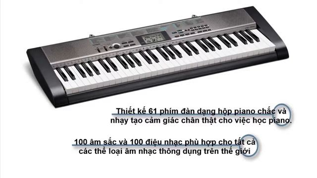 Giới Thiệu Đàn Organ Casio CTK 1300 смотреть онлайн