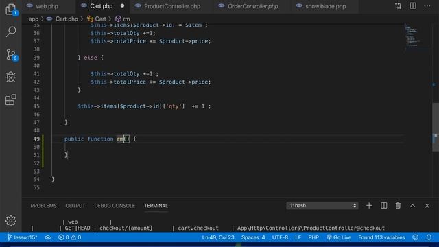 Shopping Cart using Laravel 6 and Stripe Payment( Remove Product from Shopping Cart) - Part 15 смотреть онлайн