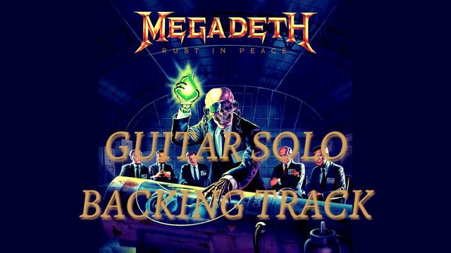 Megadeth Tornado Of Souls {GUITAR SOLO BACKING TRACK} смотреть онлайн