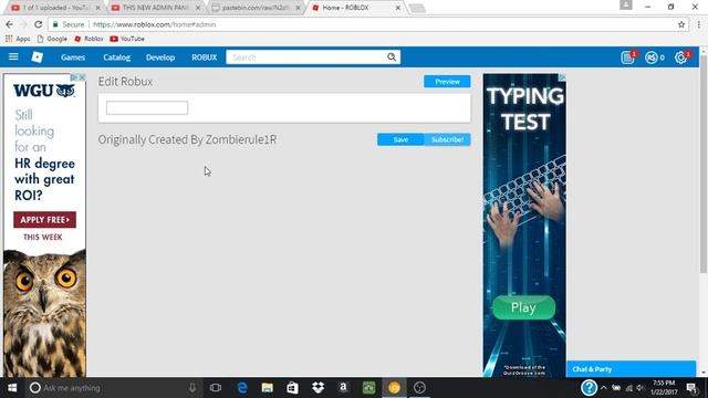 Free 1,000,000Million Robux Free 2017 January смотреть онлайн