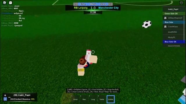 RB Leipzig 4:0 Manchester City | ROBLOX - TPS: Ultimate Soccer смотреть онлайн