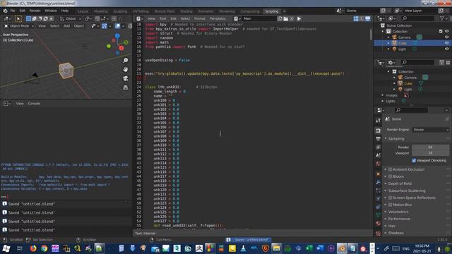 Converting Noesis Script to blender смотреть онлайн