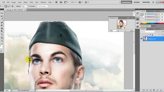 شرح القص بأدآة الـ polygonal lasso tool смотреть онлайн