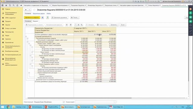 Бюджетирование 1С ERP | Демонстрация в программе смотреть онлайн