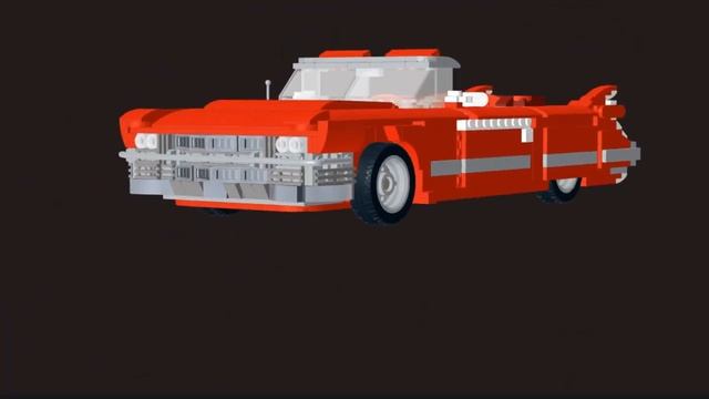 Lego Cadillac Eldorado 62 series 1959 MOC смотреть онлайн