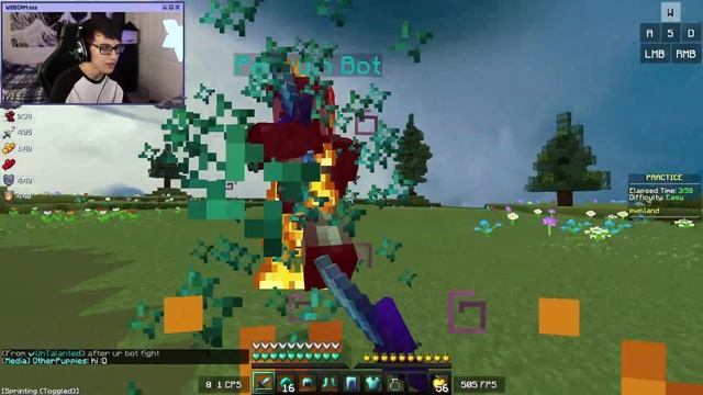 HOW TO COMBO LOCK! Get 20+ Hit Combos! (Minecraft PvP Tutorial) смотреть онлайн
