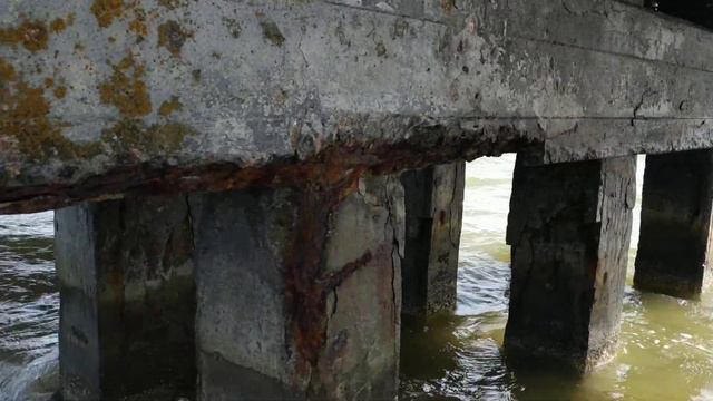 Железобетонные конструкции моста курорт Сергеевка Белгород-Бнестровский район Одесская область смотреть онлайн
