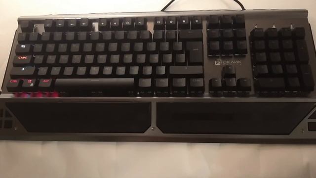 Обзор игровой клавиатуры OKLICK 980G Hammer смотреть онлайн