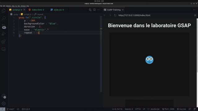 Tuto | Les bases de l'animation avec GSAP en 10 minutes смотреть онлайн
