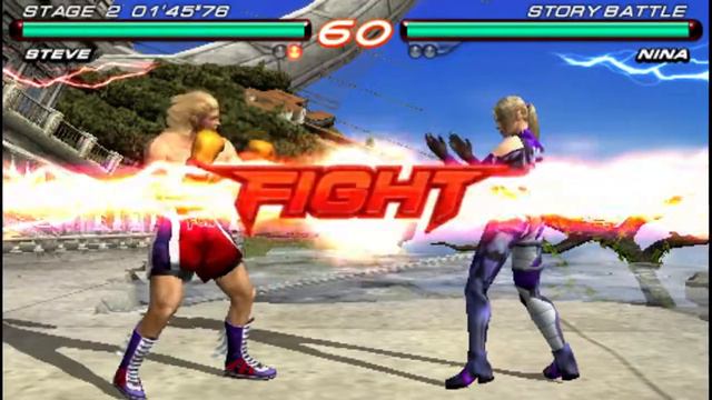 Tekken 6 PSP Gameplay Steve Story Mode смотреть онлайн