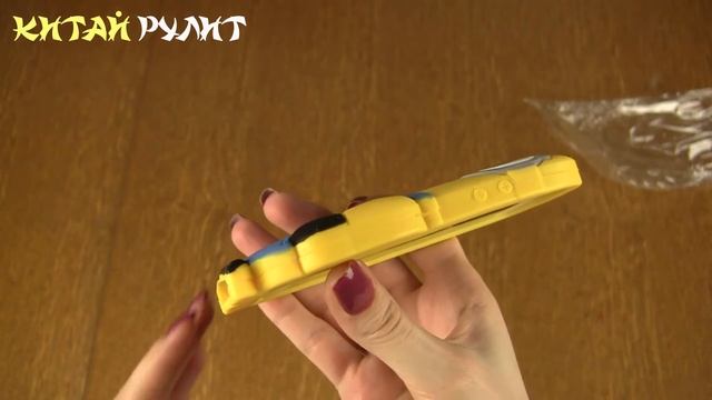 Посылка из Китая. Aliexpress. Силиконовый чехол для IPHONE 5 (Миньен) смотреть онлайн