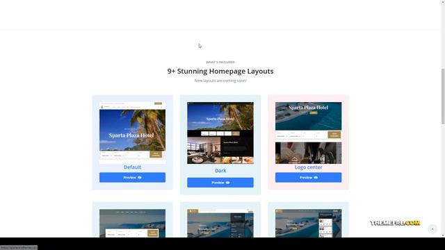 Sparta - Hotel Booking WordPress Theme vacation apartment Easy Create Website смотреть онлайн