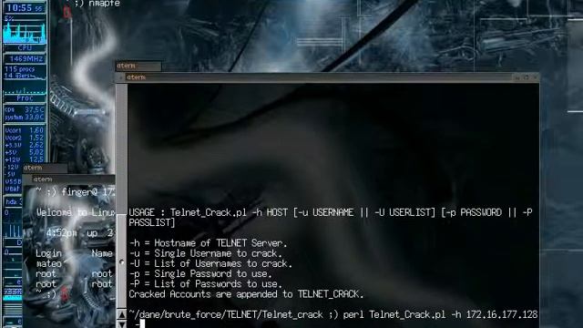 Telnet Bruteforce смотреть онлайн