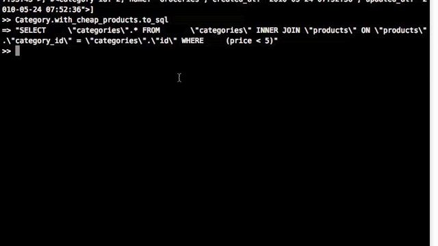 Продвинутые ActiveRecord запросы Rails 3 смотреть онлайн