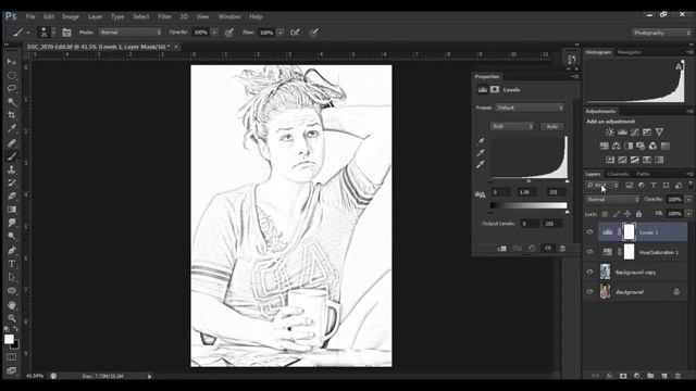 How to make your photo look like pencil sketch in photoshop смотреть онлайн