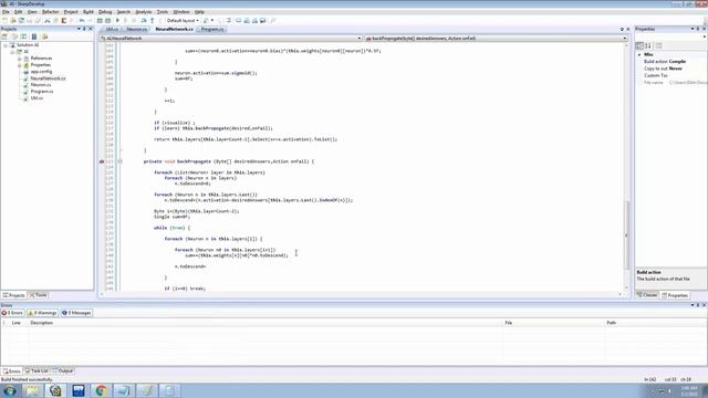 Creating machine learning in C# (Neural network, digit recognition) 1/2 смотреть онлайн