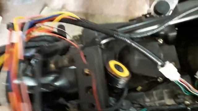 X-MEN ,X-999 установка сигнализации на SHINERAY XY250GV-6C. смотреть онлайн