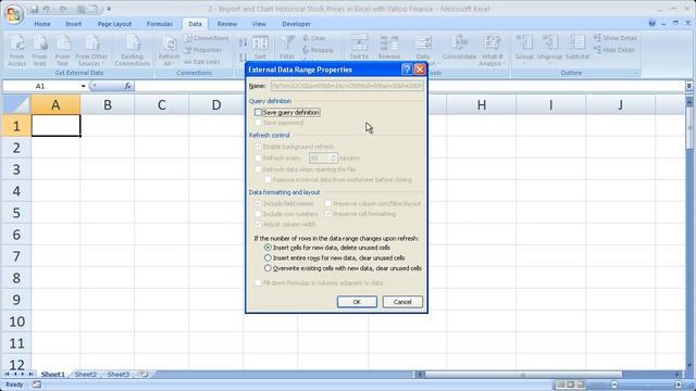 Finance in Excel 2 - Import and Chart Historical Stock Prices in Excel смотреть онлайн