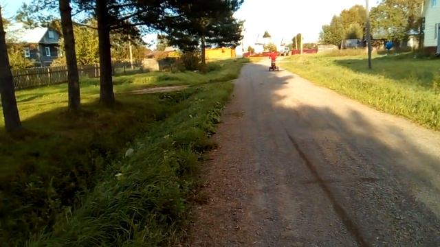 обзор нового трицикла из бензопилы урал смотреть онлайн