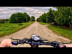Мотоцикл Минск SCR 250 тест драйв от первого лица