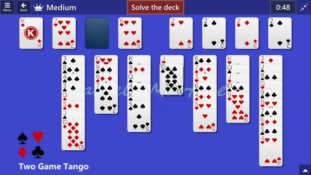 Two Game Tango Game #15 | October 21, 2021 Event | FreeCell Medium смотреть онлайн