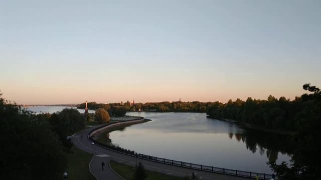 Набережная в Ярославле.