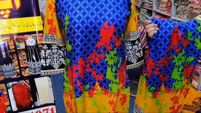 Cheapest Lelan 2 Piece Suit | Print Linen 3 Piece Suits | Azam Cloth Market Lahore | Ladies Kurti