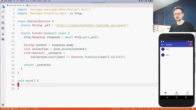 Flutter in Practice - E19: Streams + Futures for HTTP Requests (Peek at RxVMS) смотреть онлайн