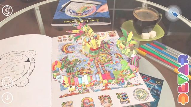 Lost Civilizations: Augmented Reality Coloring Books for Adults смотреть онлайн